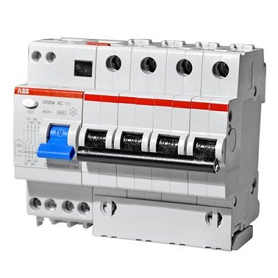 

Автомат дифференциальный ABB 2CSR254001R1164 DS204 4P 16А 30mA 6kA(АС) хар. С, 2CSR254001R1164
