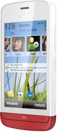 фото Мобильный телефон  Nokia C5-06 White Red