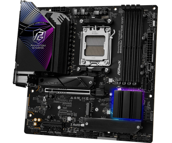 фото Материнская плата mATX ASRock B850M RIPTIDE WIFI