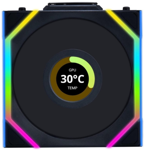 фото Вентилятор для корпуса Lian Li UNI FAN SL WIRELESS LCD 120 Reverse Blade в Уфе