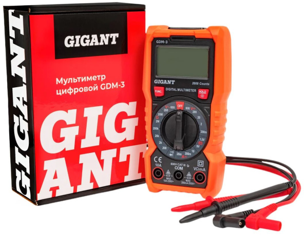 фото Мультиметр цифровой Gigant GDM-3
