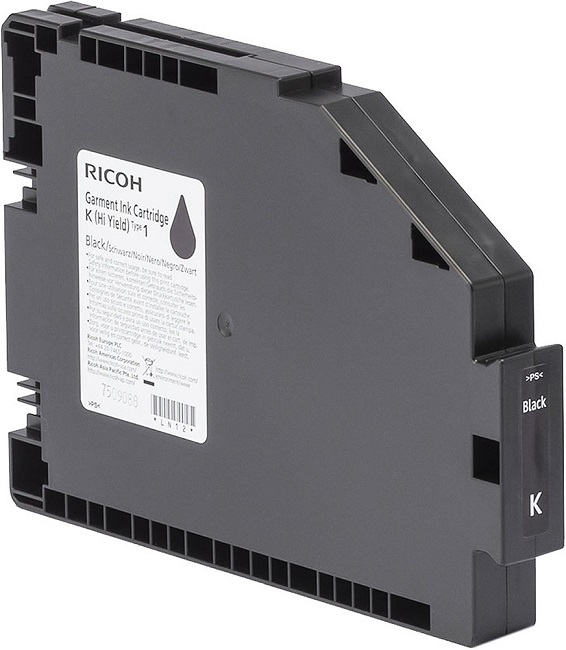 

Чернила Ricoh Garment Ink Cartridge K (Hi Yield) Type 1 257059 текстильные, черные (высокой емкости) тип 1, 140 мл, Garment Ink Cartridge K (Hi Yield) Type 1