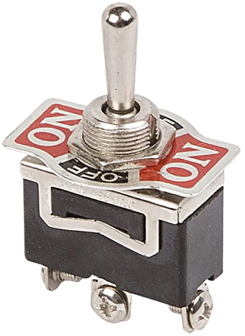 

Тумблер Rexant 36-4151 250V 10А (3c) ON-OFF-(ON) однополюсной (KN-113), 36-4151