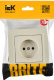 фото Розетка без заземления в сборе IEK BR-R10-10-K10-F