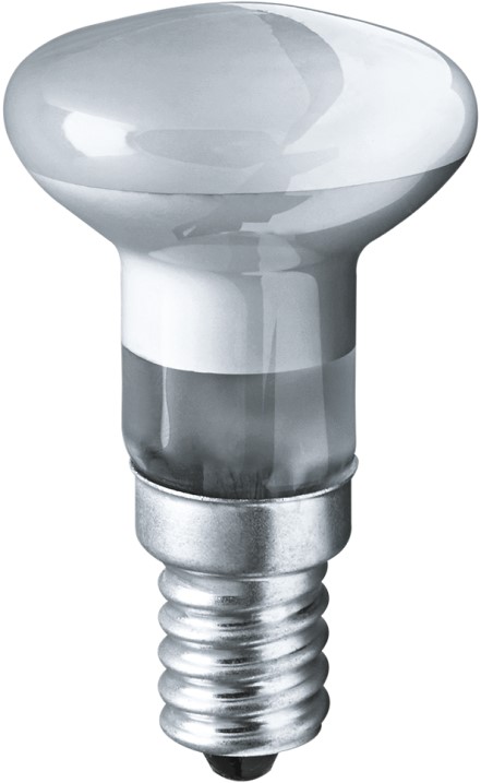 

Лампа накаливания Navigator NI-R39-30-230-E14 (уп/10шт), 30Вт, 230В, E14, 39х65мм, рефлектор, матовая (94318), NI-R39-30-230-E14