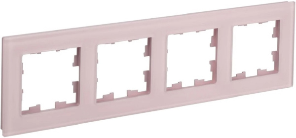 Изображение товара Рамка четверная IEK BR-M42-G-31-K14 из линии BRITE для электросистем