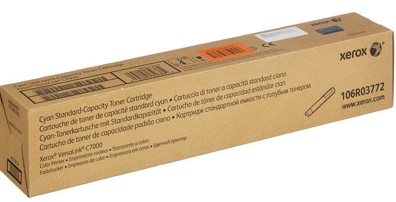 

Тонер-картридж Xerox 106R03772 голубой (3,3K) VersaLink C7000, 106R03772