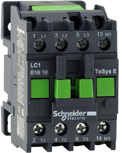 

Контактор Schneider Electric LC1E0910M5 TeSys E 3P 1НО 9А 400В AC3 220В 50ГЦ, LC1E0910M5