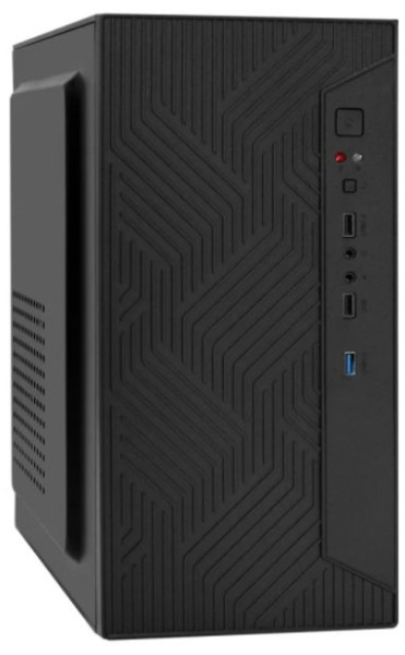 Изображение товара Компактный корпус Exegate BAA-303U-UNS400 Mini Tower для ПК с вентиляторами и интерфейсами USB