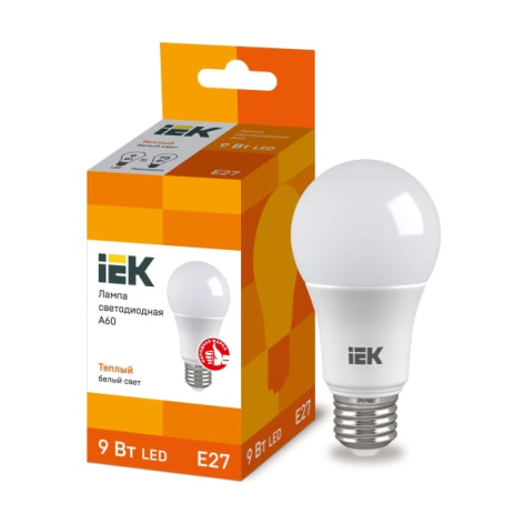 фото Лампа светодиодная IEK LLE-A60-9-230-30-E27 в Уфе