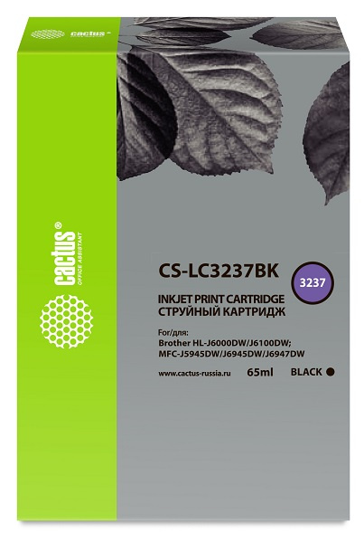 фото Картридж  Cactus CS-LC3237BK в Казани