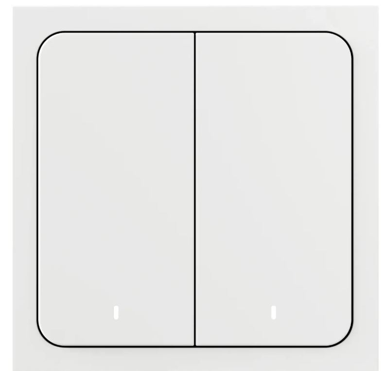 

Выключатель Яндекс YNDX-00532 умный, 2 клавиши, Zigbee, YNDX-00532