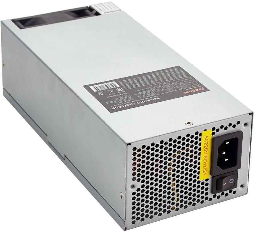 Блок питания Exegate ServerPRO-2U-700ADS EX287879RUS 700W (2U, APFC, КПД 87% (80 PLUS Silver), 6cm ball bearing fan, 24pin, 2x8pin, 5xSATA, 3xIDE)