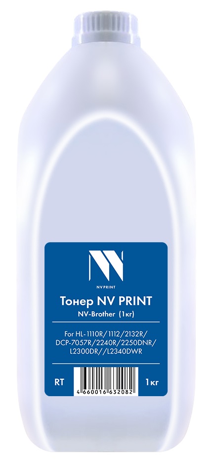 

Тонер NVP NV-Brother (1кг) для HL-1110R/1112/1210WR/1212/DCP-1510R/1512/1610WR/1612WR/MFC-1810R/1815/1912WR/2132R/DCP-7057R/2240R/2250DNR/DCP-7060DR/7, NV-Brother (1кг)