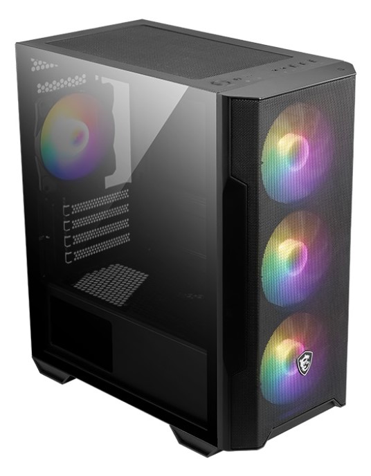 

Корпус ATX MSI MAG FORGE M100R чёрный/без БП/боковая панель из закаленного стекла/USB 3.0/2*USB 2.0/4*120mm ARGB Fan, Audio, MAG FORGE M100R