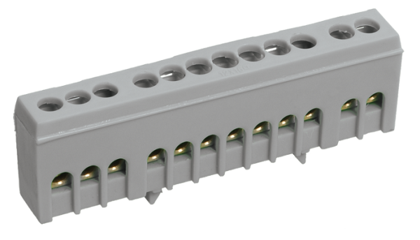 Изображение товара Шина L фаза IEK ШНИ-6х9-10-К-Ср - надежное электросоединение латунь