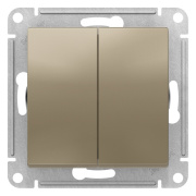 фото Переключатель двухклавишный Systeme Electric ATN000573