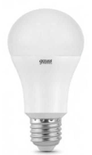

Лампа светодиодная Gauss 23229 LED Elementary A60 20W E27 4100K 1/10/50, 23229