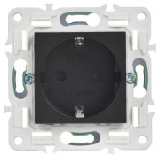 фото Розетка с заземлением IEK SK-R14-16-K02