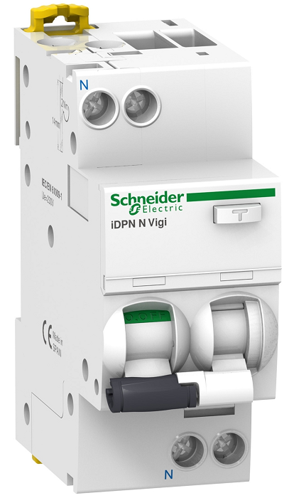 

Автоматический выключатель Schneider Electric A9D33616 дифференциальный (АВДТ) 2-полюсный (1P+N) 16А 30мА (C) Asi, A9D33616