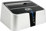 

Док-станция AgeStar 3UBT2 2,5"/3,5" SATA HDD AgeStar USB3.0, пластик, BackUp Silver, 3UBT2