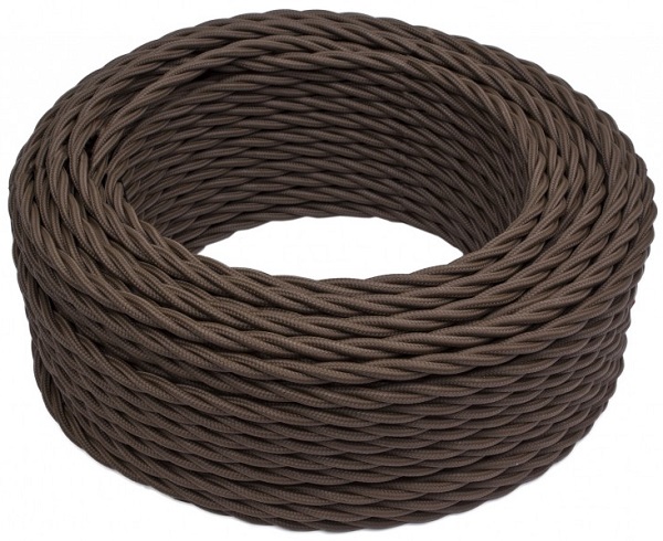 

Кабель коаксиальный Bironi B1-426-72 двойной, витой, в декор оплетке (коричневый), B1-426-72