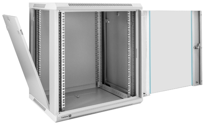 

Шкаф настенный 19", 12U Exegate EC-WM-12U.600.G.GREY EX298604RUS телекоммуникационный (19", 12U, 600x600x635mm (ШхГхВ), передняя дверь закаленное стек, EC-WM-12U.600.G.GREY