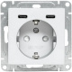 фото Розетка с заземлением с 2 USB  EKF UP1-SOA-111-2USBC