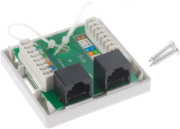 фото Розетка TWIST J-8P8C-C6-2P-TWCS