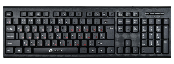 

Клавиатура Oklick 120M 1083044 черный, USB, 120M