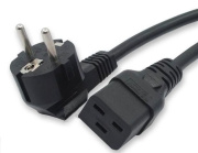 фото Кабель питания Hyperline PWC-IEC19-SHM-1.8-BK