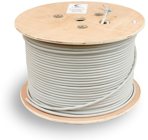 фото Кабель витая пара F/UTP 6 кат. 4 пары Cabeus FTP-4P-Cat.6-SOLID-GY в Уфе