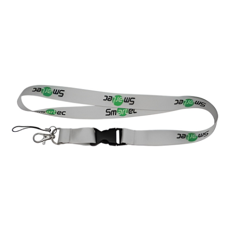 Изображение товара Ремешок для идентификационной карты Smartec ST-AC203LY-GR с карабин и пряжкой