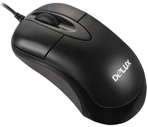 

Мышь Delux DLM-312U черная, 800dpi, USB, 2 кнопки+колесо, DLM-312U