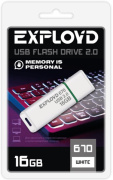 фото Накопитель USB 2.0 Exployd EX-16GB-670-White
