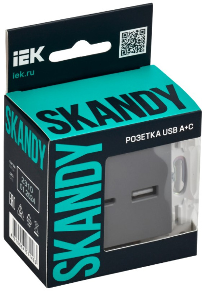 фото Розетка USB  IEK SK-U22-D31-K03 в Казани