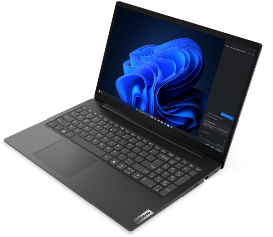 фото Ноутбук Lenovo V15 G5 IRL 15.6" (Intel Core i3, 8Гб DDR5, SSD 256 Гб, UHD Graphics, Без ОС) Черный [83GW0076GP]