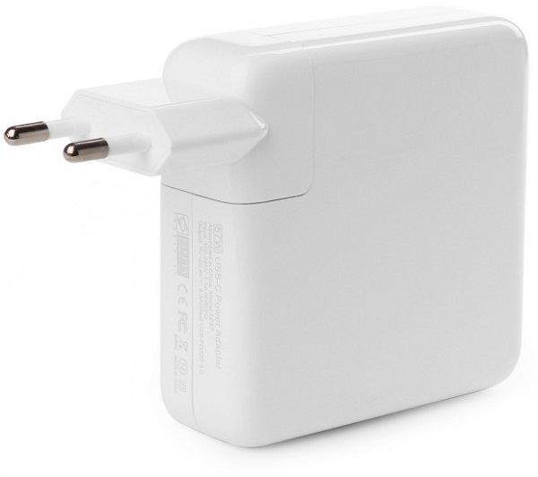 

Адаптер питания OEM 87W-UTC 87W c портом USB-C, Power Delivery 3.0, Quick Charge 3.0. PN: MNF82Z-A, белый, 87W-UTC