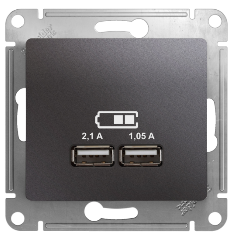 Изображение товара Розетка Systeme Electric GSL001333 с двумя разъемами и защитой IP20