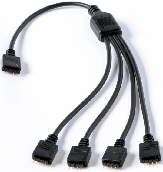 

Разветвитель GELID CA-RGB-01 для RGB подсветки 1 в 4, 30 см, CA-RGB-01