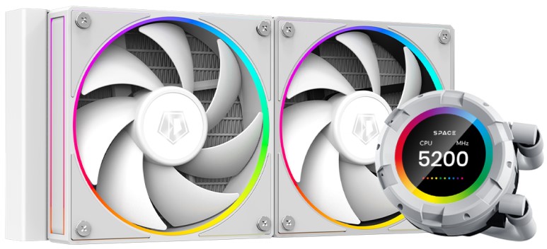 

Система охлаждения жидкостная ID-Cooling SL240 WHITE LGA2066/2011/1700/1200/115x/AM5/AM4 (2*120mm fan, 500-2000rpm, 78CFM, 29.9dBA, 4-pin PWM, 300W TD, SL240 WHITE