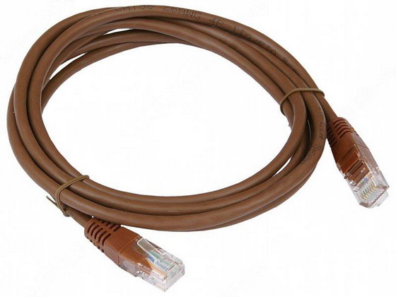 

Кабель патч-корд UTP 5e кат. 15м. Lanmaster LAN-45-45-15-BR RJ45 - RJ45, 4 пары, коричневый, LAN-45-45-15-BR