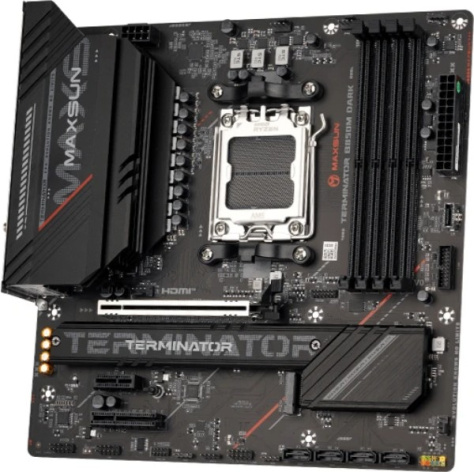 фото Материнская плата mATX MAXSUN MS-Terminator B850M DARK WIFI