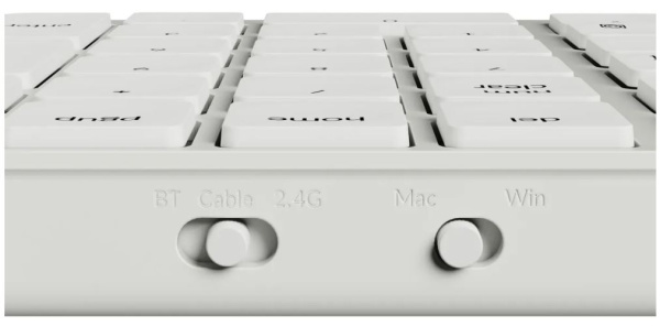 фото Ножничная клавиатура Keychron B2 Pro, Радиоканал, Белый [B2P-K8-RU] в Уфе