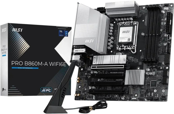 фото Материнская плата mATX MSI PRO B860M-A WIFI6E в Нижнем Новгороде