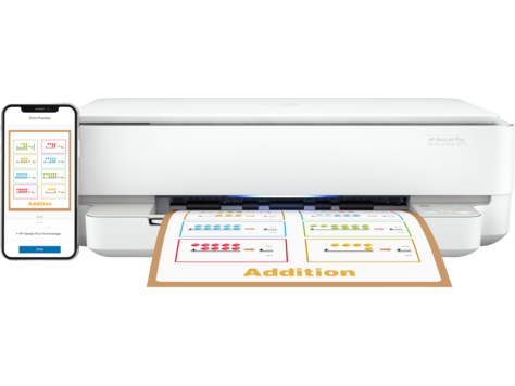 МФУ HP DeskJet Ink Advantage 6075 5SE22C A4 WiFi USB белый
