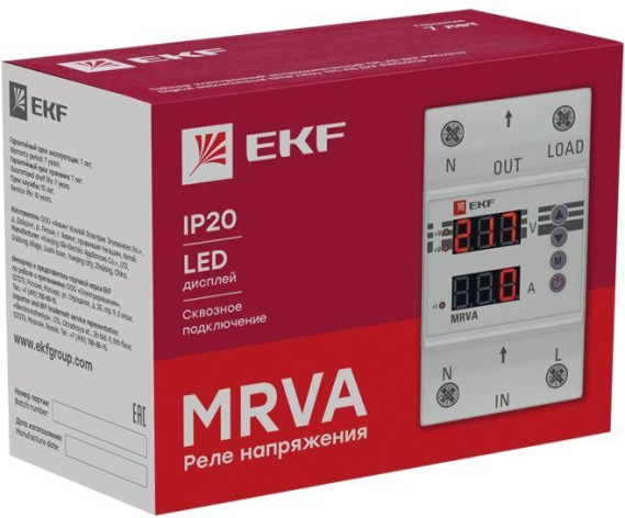фото Реле напряжения EKF MRVA-25A в Казани