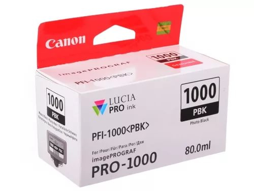 Изображение товара Картридж Canon PFI-1000 PBK для фотопринтеров и струйных МФУ