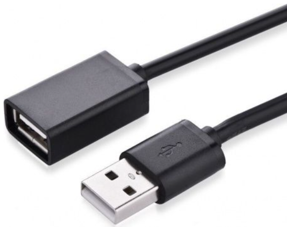

Кабель UGREEN US103 10318_ USB 2.0 A Male to A Female, 5м, черный, US103