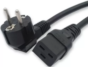 фото Кабель питания Filum FL-PC-SH90/C19-C3-0.5-BK
